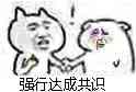 强行达成共识
