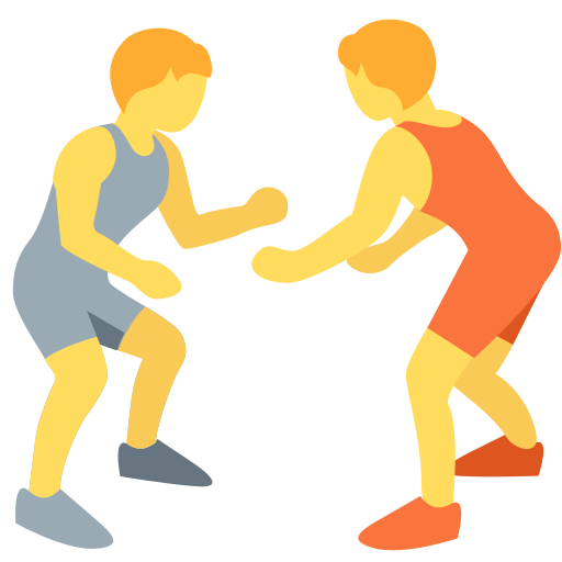 People wrestling