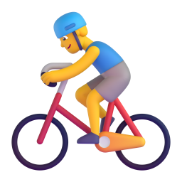 Man biking