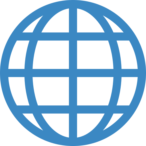 Globe with meridians