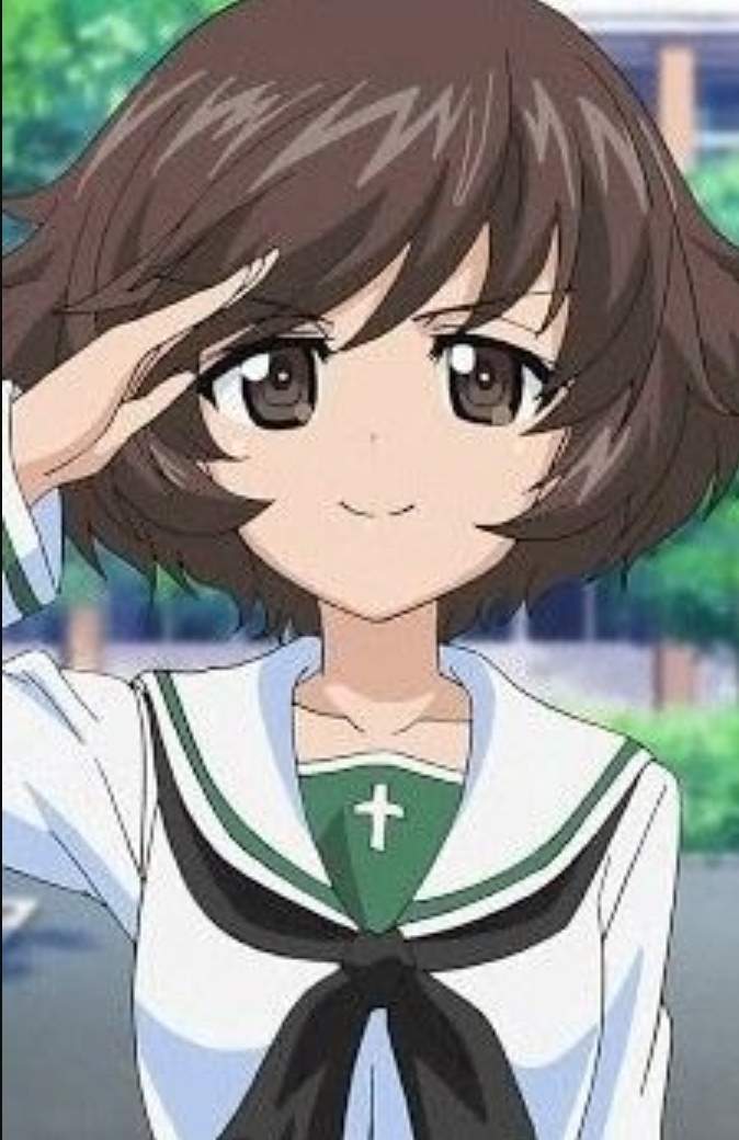 Yukari Akiyama "Sir, yes sir!!!"