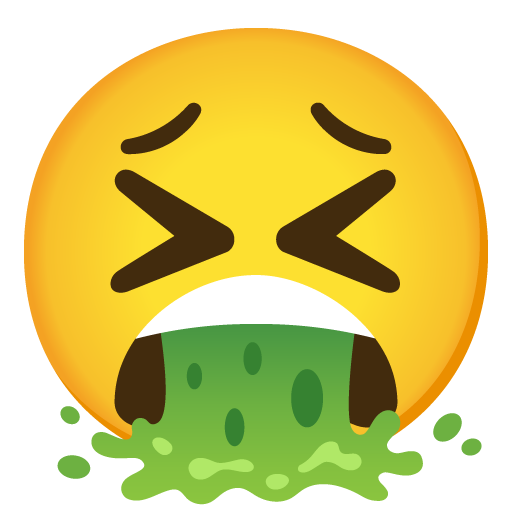 Face vomiting