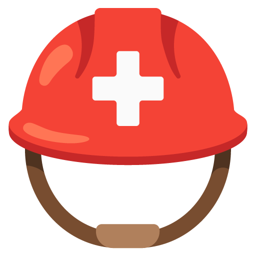 Rescue worker’s helmet