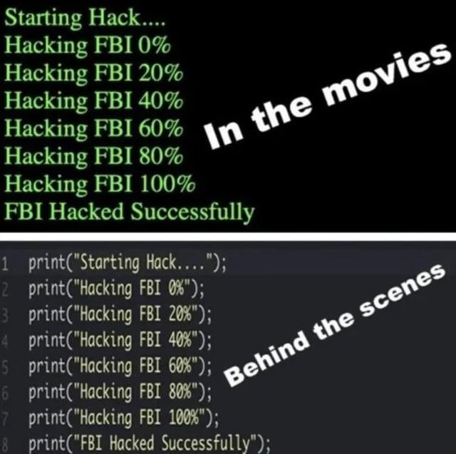 Hollywood Hacking Vs. Reality