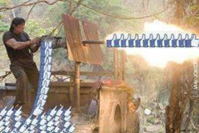 Rambo Machine Gun