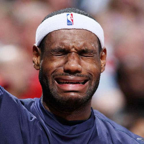 Lebron James Crying