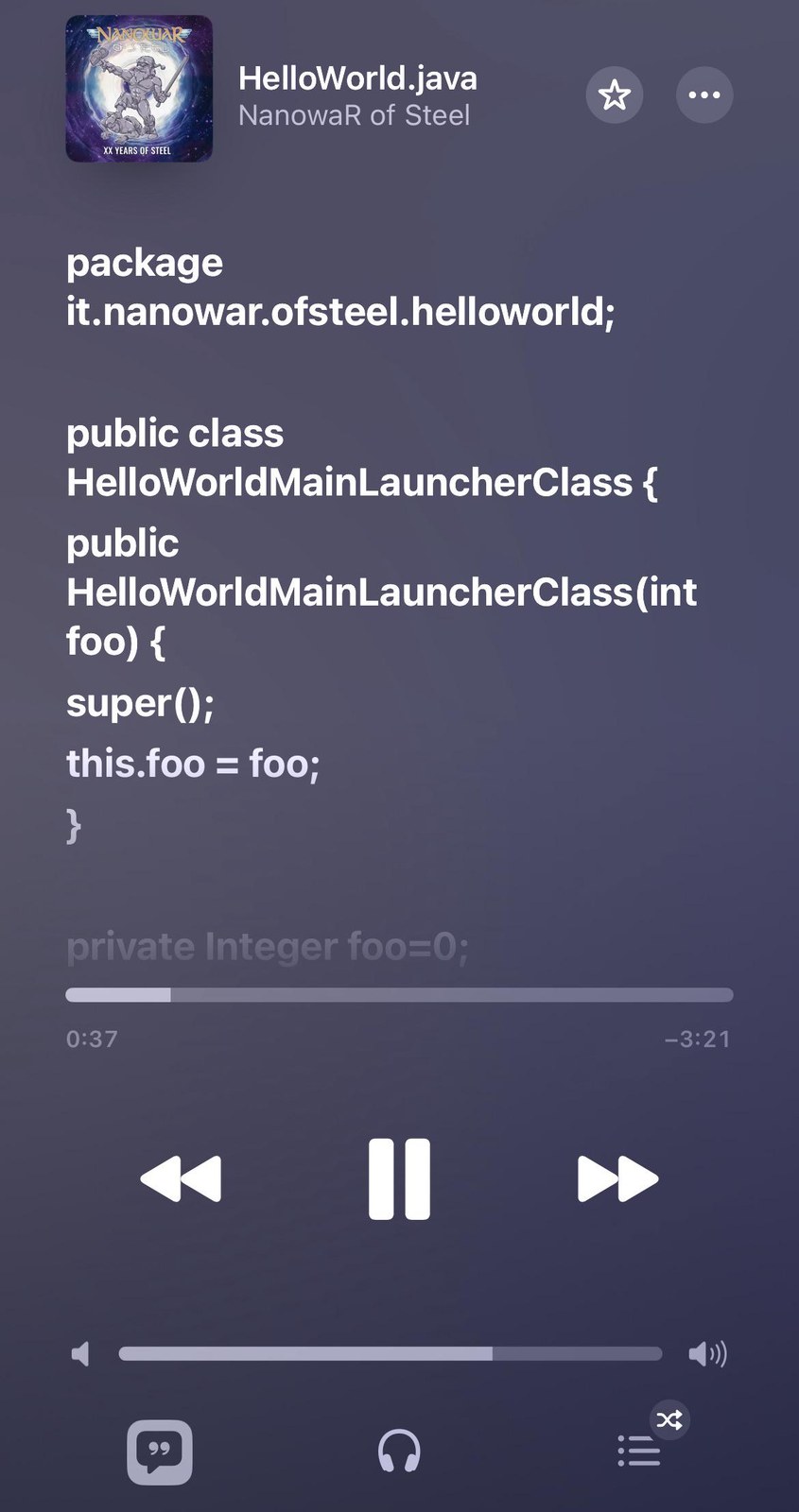 When Your Spotify Plays Java Instead Of Metal
