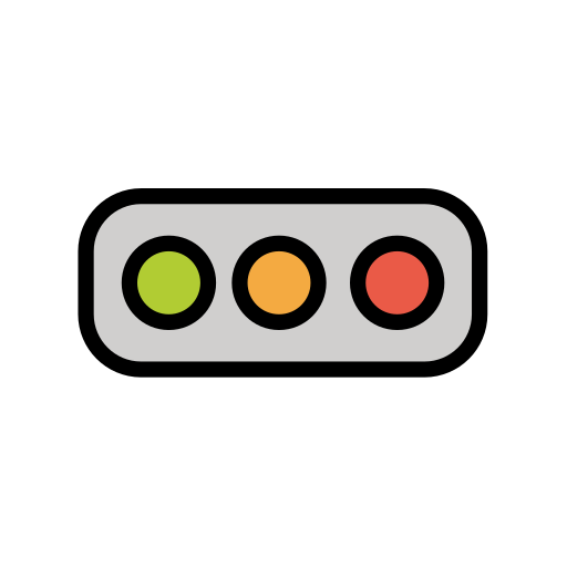 Horizontal traffic light