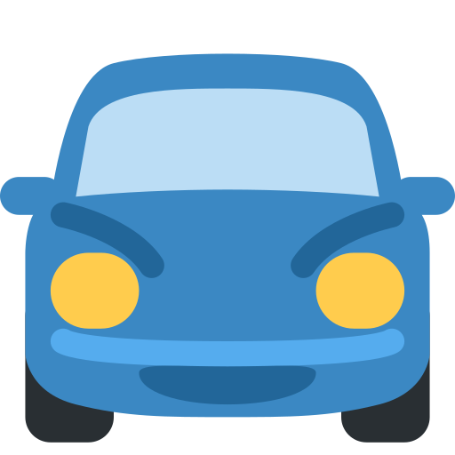 Oncoming automobile