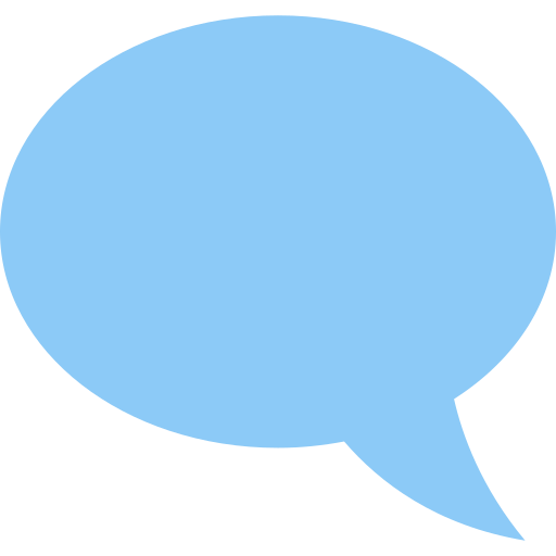 Left speech bubble