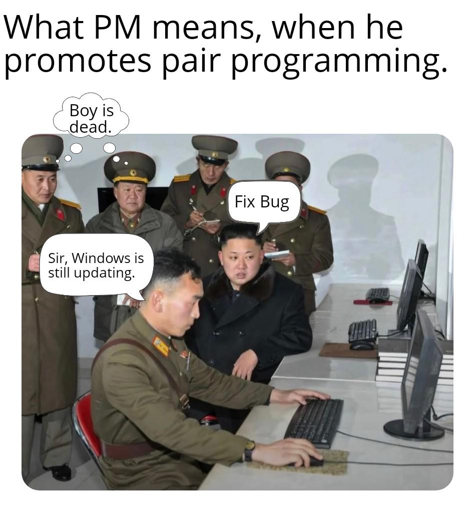 Pair Programming: The Corporate Firing Squad