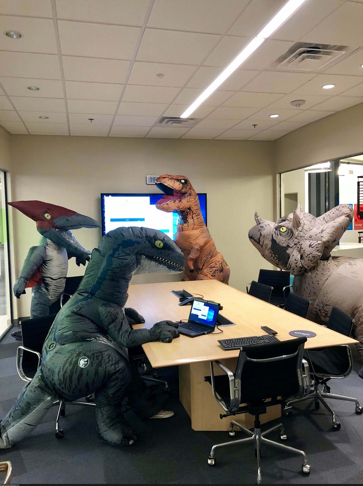 A rare glimpse at COBOL programmers at work