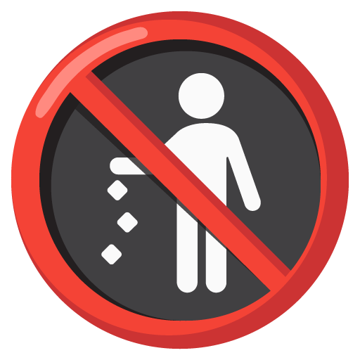 No littering