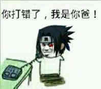 你打错了.我是你爸!(火影)