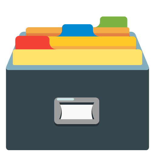 Card file box