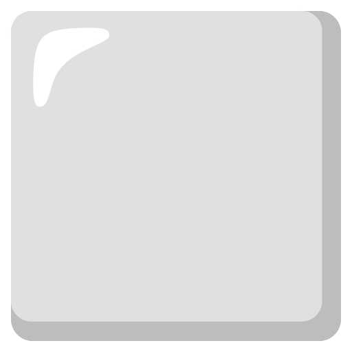 White large square