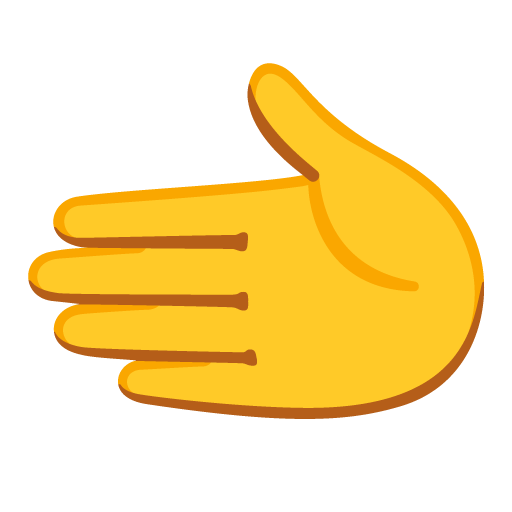 Leftwards hand