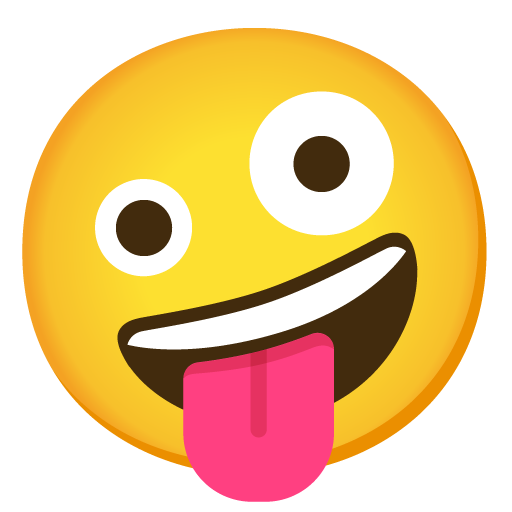 Zany face