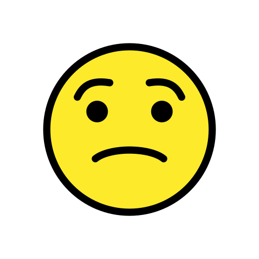 Worried face
