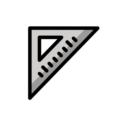 Triangular ruler