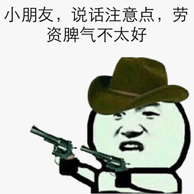 小朋友,说话注意点,劳资脾气不太好
