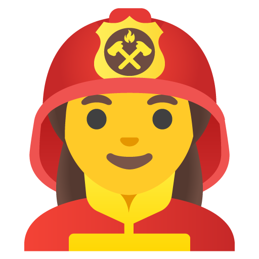 Woman firefighter
