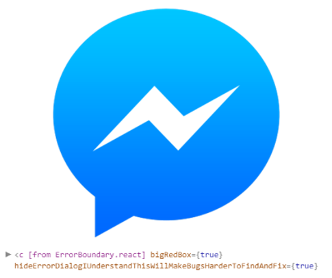 FB Messenger has an interesting prop/variable in its code.