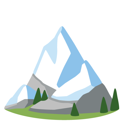 Snow-capped mountain