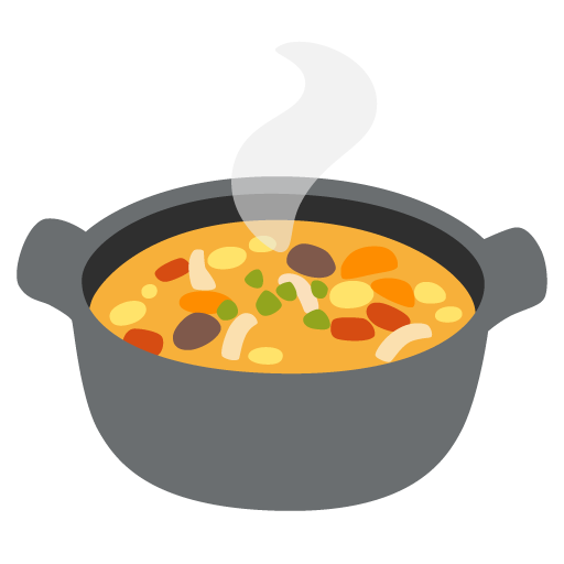 Pot of food