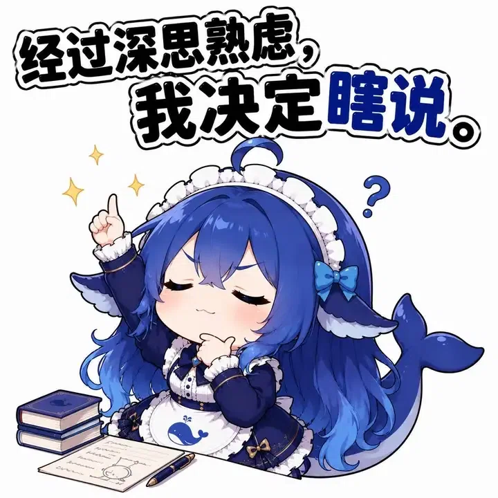 鲸鱼娘社区二创梗图