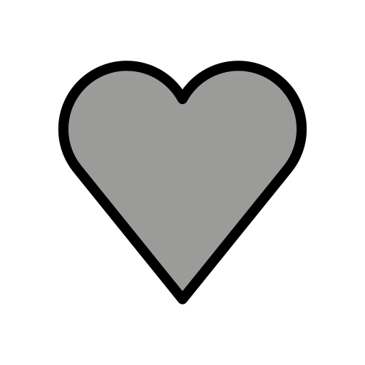 Grey heart