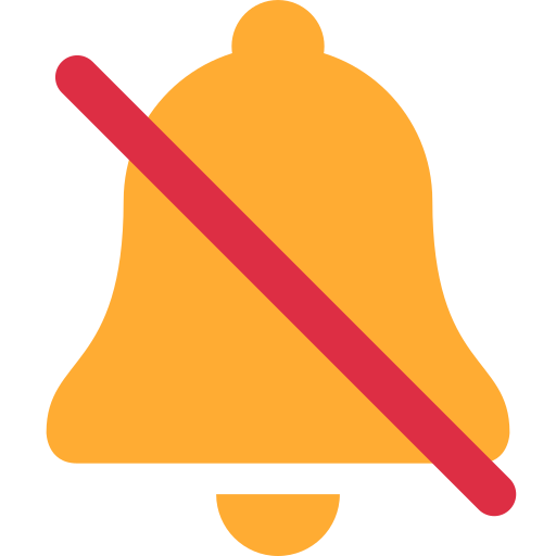 Bell with slash