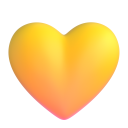 Yellow heart