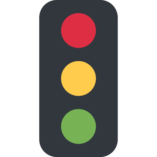 Vertical traffic light