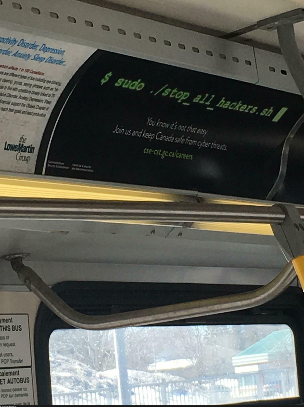 Saw this ad on a bus today and laughed