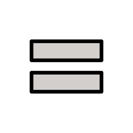 Heavy equals sign