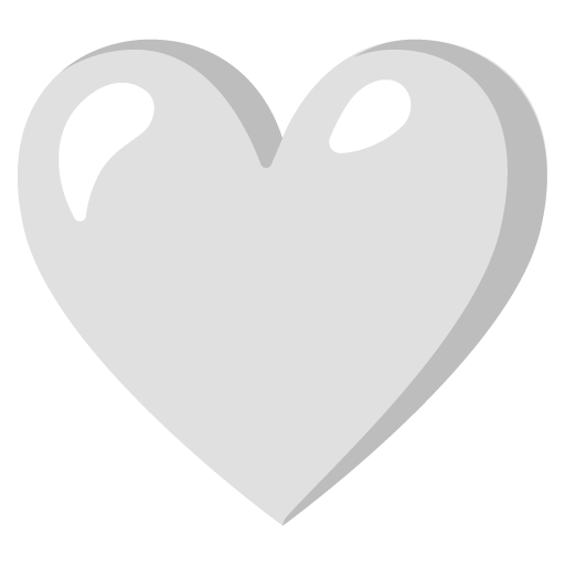 White heart
