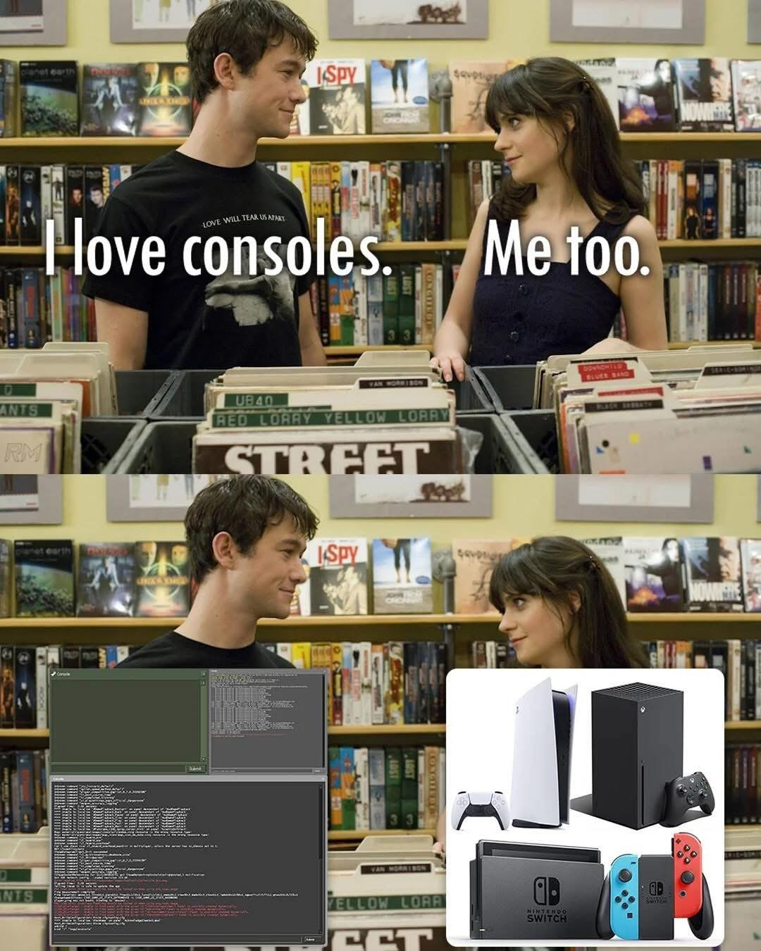 I Too Love Consoles