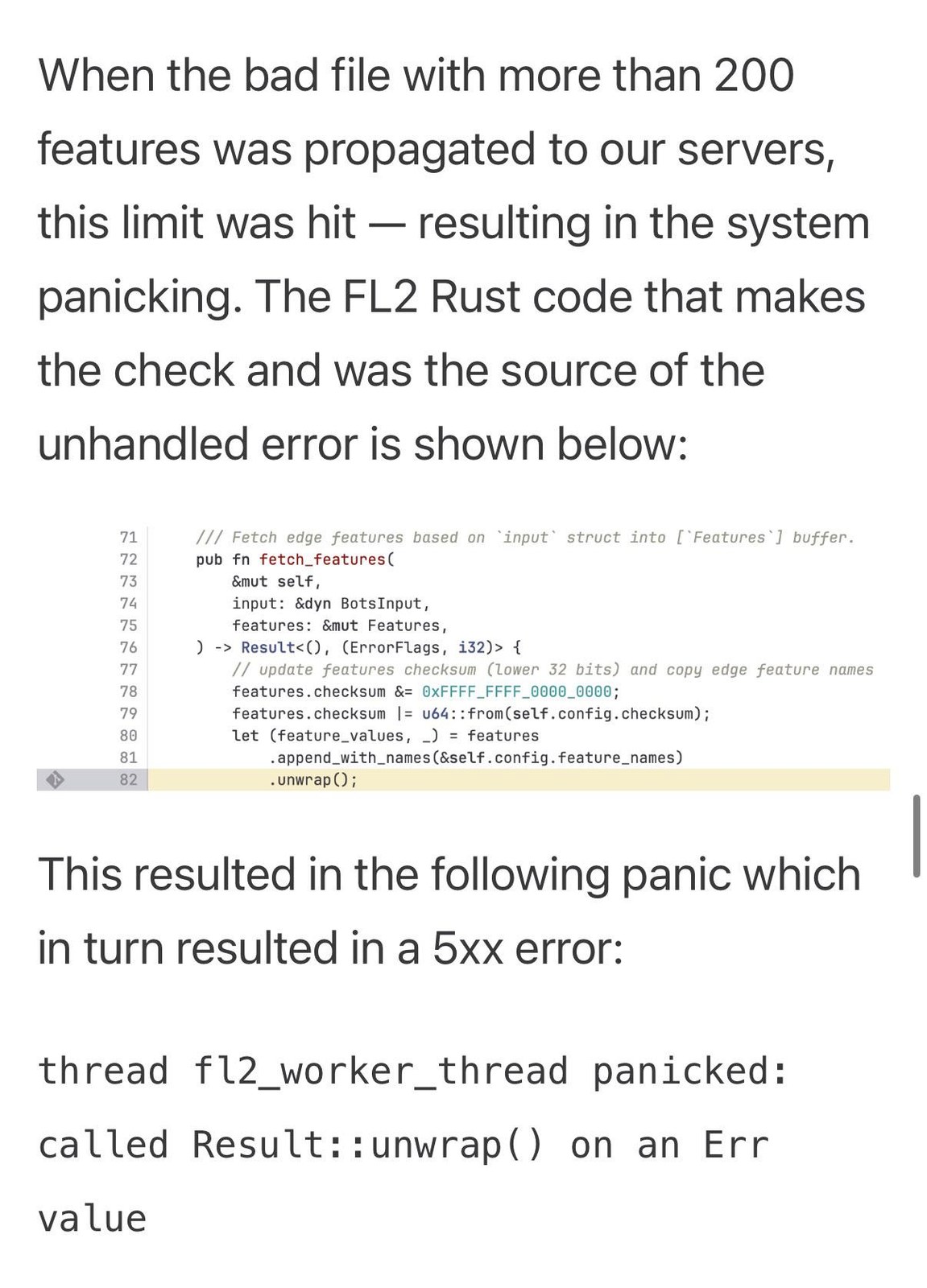 Rust Caused Cloudflare Outage
