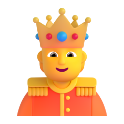 Person with crown