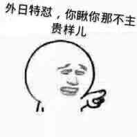 外日特怼.你瞅你那不主贵样儿