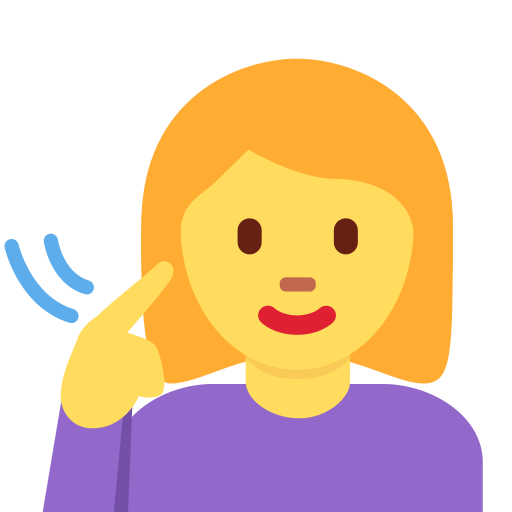 Deaf woman