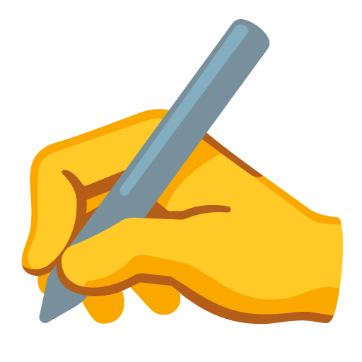 Writing hand