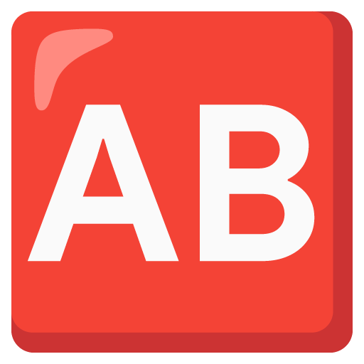 AB button (blood type)