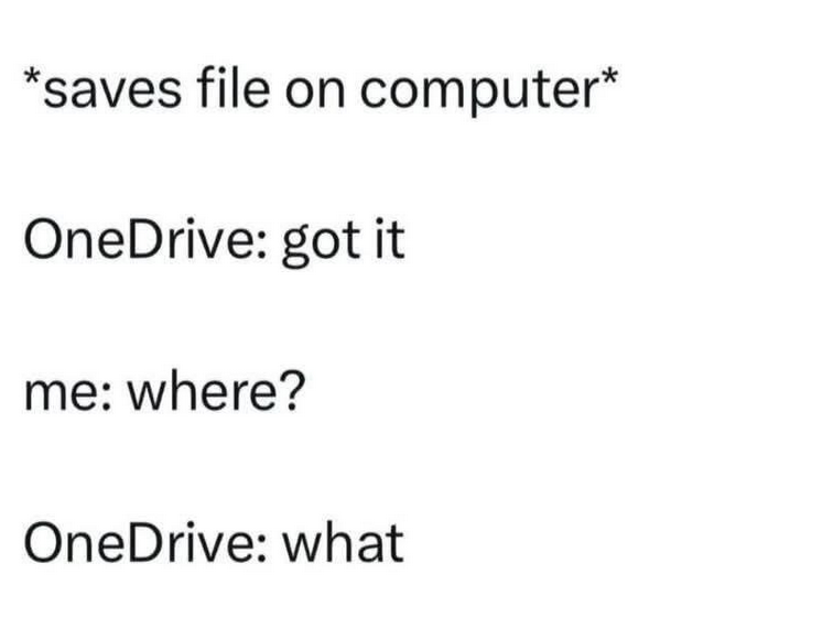 One Drive In A Nutshell