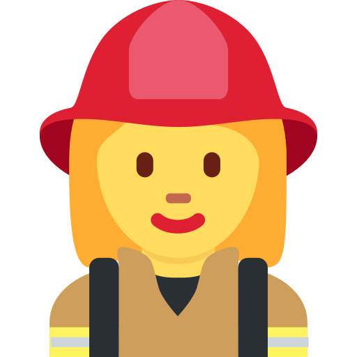 Woman firefighter