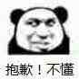抱歉!不懂