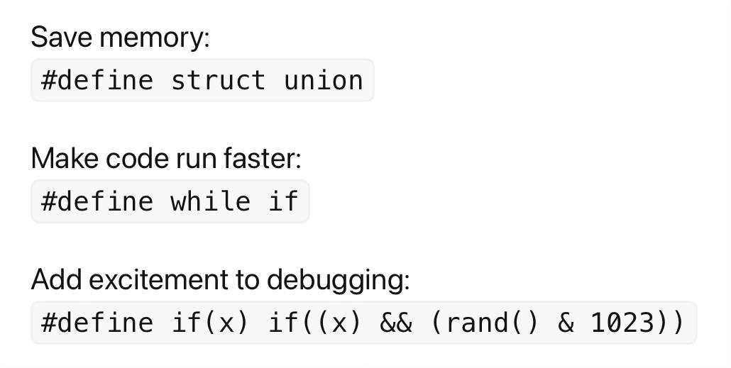C Programming Tips From The Void