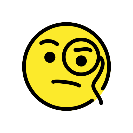 Face with monocle