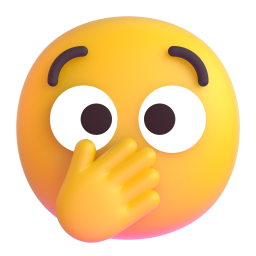 睁眼捂嘴